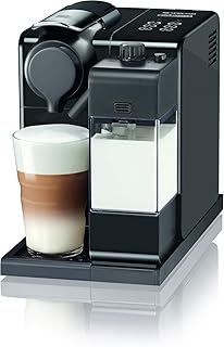 De'Longhi Nespresso Lattissima Touch EN 560.B Kaffekapselmaschine mit Milchsystem, Flow Stop Funktion: Kaffee- und Milchmenge individuell einstellbar, 19 bar Pumpendruck, Schwarz Grau