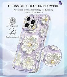 Avocase for iPhone 15 Pro Case, Colorful Oil