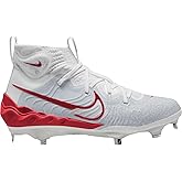 Nike Alpha Huarache NXT DJ6517-104 White/Pure Platinum/University Red Men's Baseball Cleats 15 US
