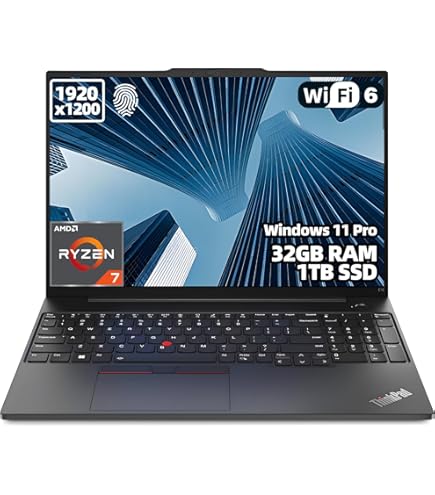 Lenovo ThinkPad E16 Gen 2 2025 Laptop, 12-Core Intel Core Ultra 7