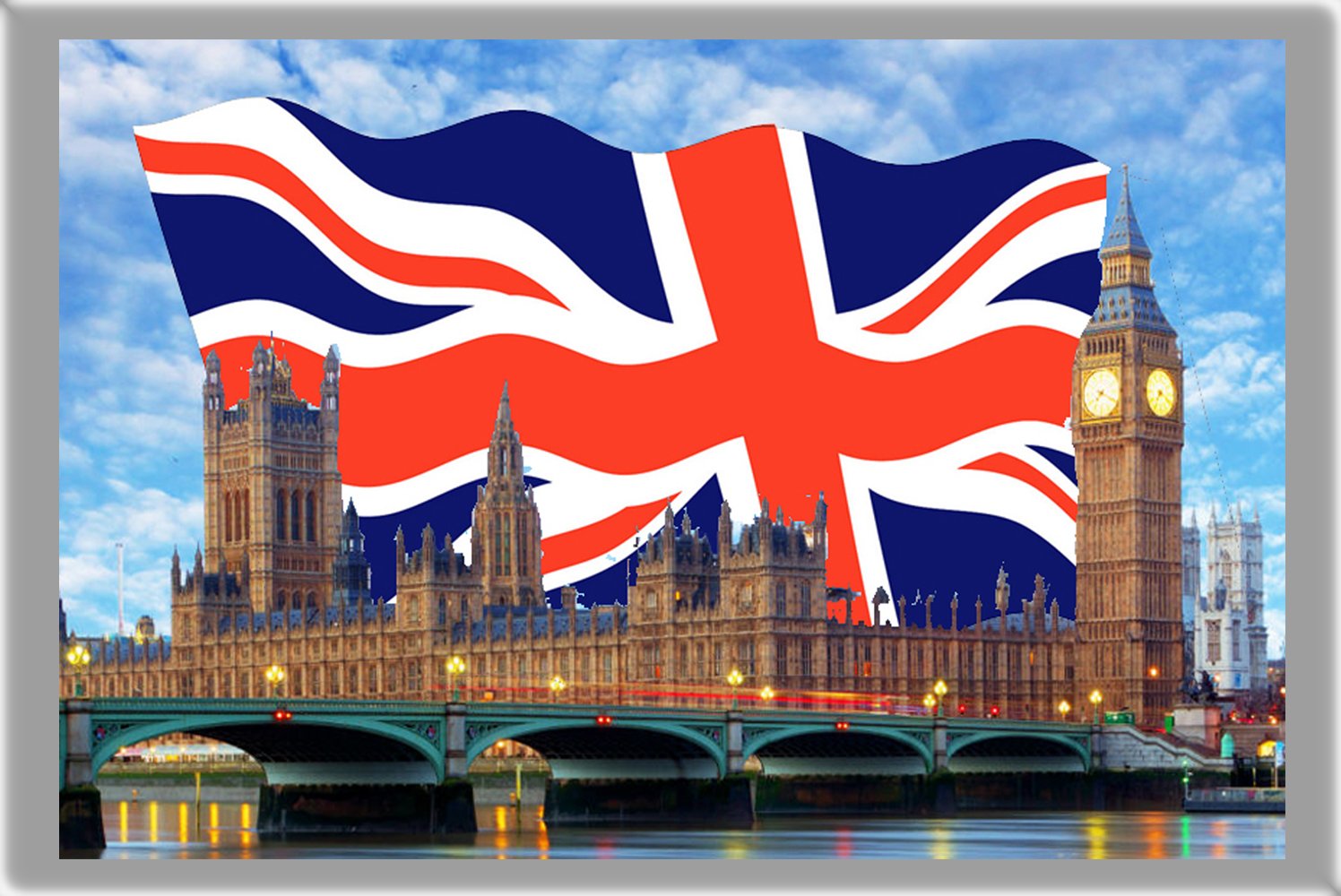 Imán para nevera de Londres, la ciudad capital de Reino Unido imán ...