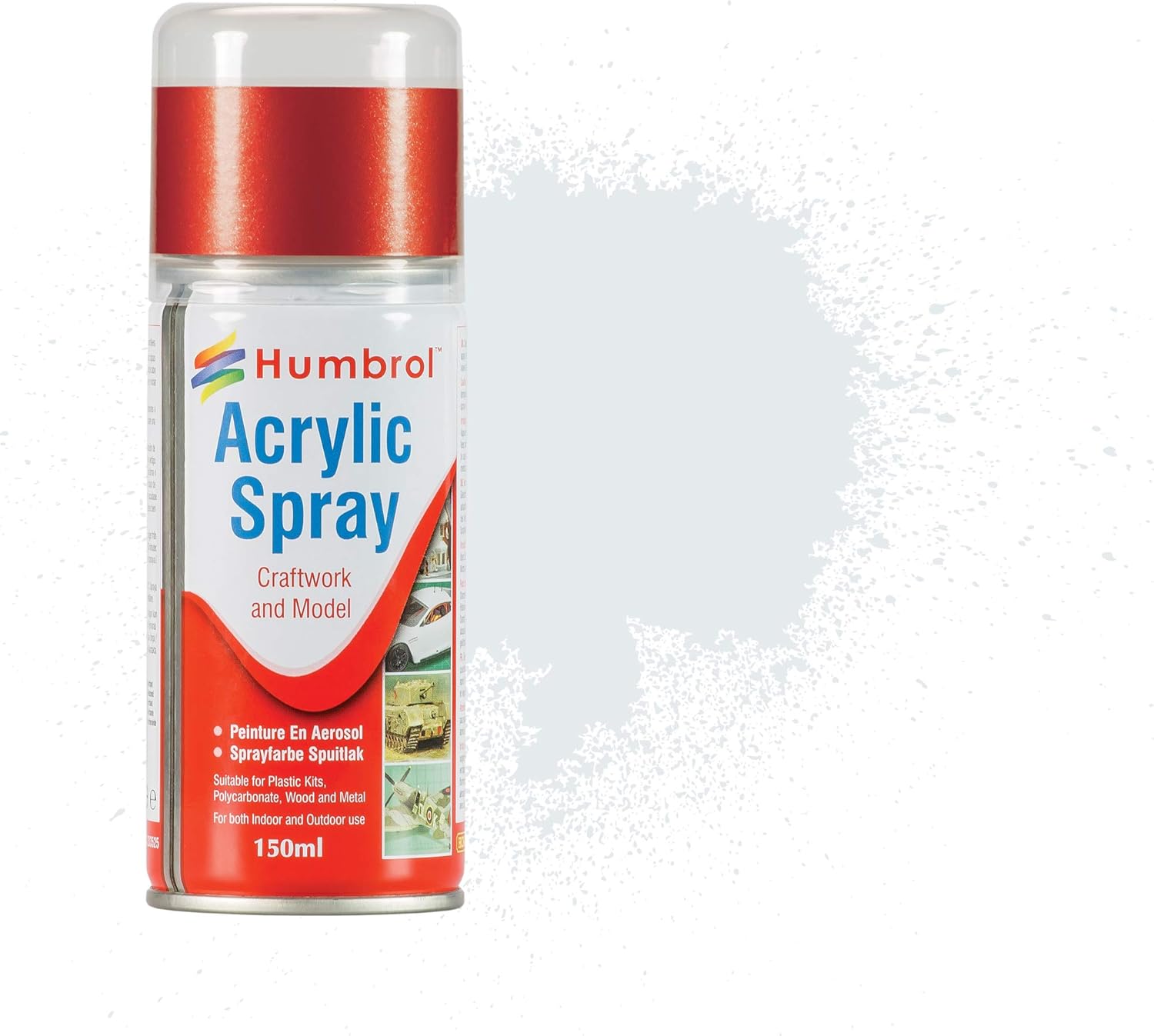 Humbrol AD6191 No 191 Chrome Silver Spray