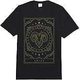 Astrology Birthday Gift Zodiac Sign Aries Comfort Colors Adult Heavyweight T-Shirt