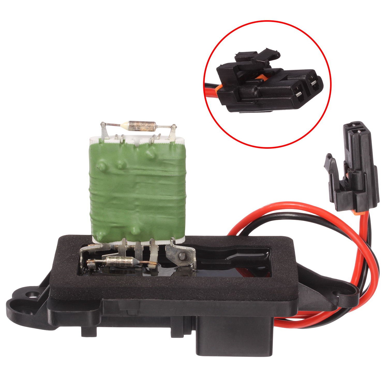 Amazon.com: PartsSquare HVAC Blower Motor Resistor & Harness Compatible  with 2004 2005 2006 2007 Buick Rainier 02 03 04 05 06 07 08 09 Chevy Trailblazer  GMC ...