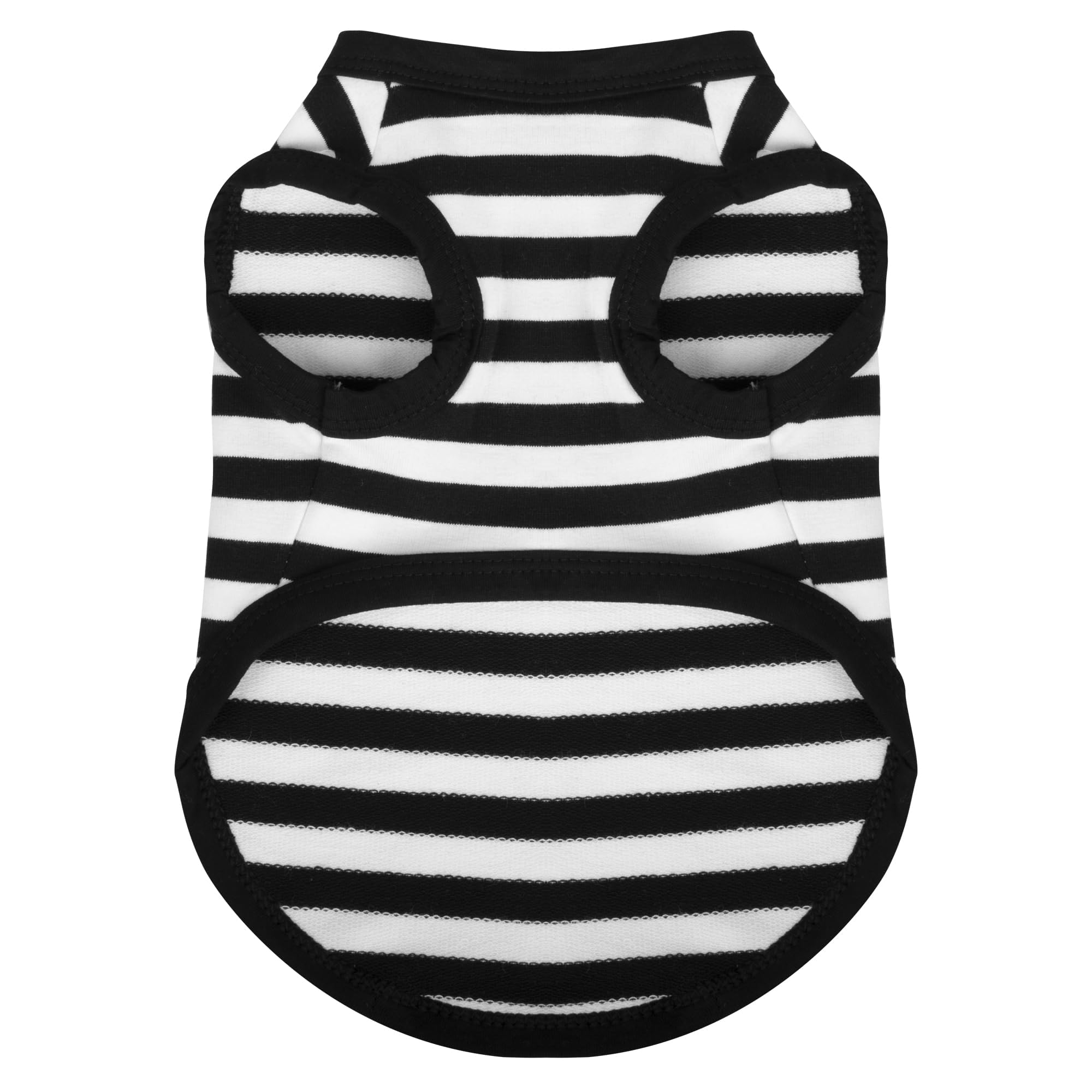 Paiaite Dog Striped Shirt Happy Color Cotton