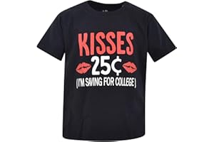 Unique Baby Boys 25 Cent Kisses Valentine's Day Shirt