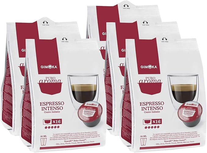 Gimoka Puro Aroma Espresso Intenso, Gusto Italiano, Café