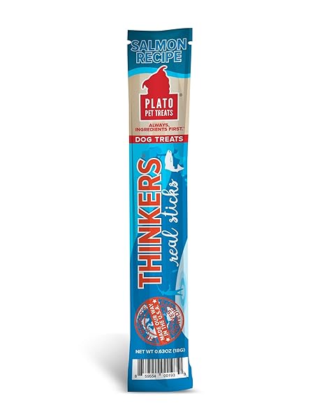 PLATO THINKERS SINGLES SALMON .63OZ, NATURAL