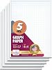 Graph Papper T NextDayLabels Blueprint Graph Paper Pad 11x17, 50 Sheets per Pad, 5 ...