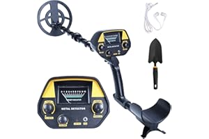 TECLUNG Metal Detector for Adults & Kids, High Accuracy Gold Detectors, Metal Detectors for Gold & Silver, 2 Detection Modes, 8" Waterproof Search Coil for Detecting Coin, Treasure Hunting, GTX5030Y