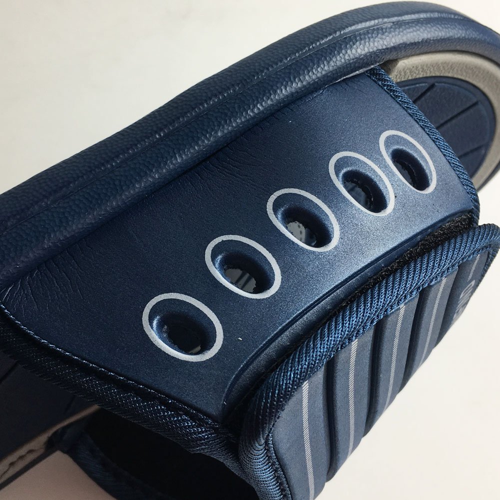 URBANFIND Men\'s Casual EVA Slide Slipper Beach Sandals Shoes Blue Grey, 6 D(M) US/EU 40