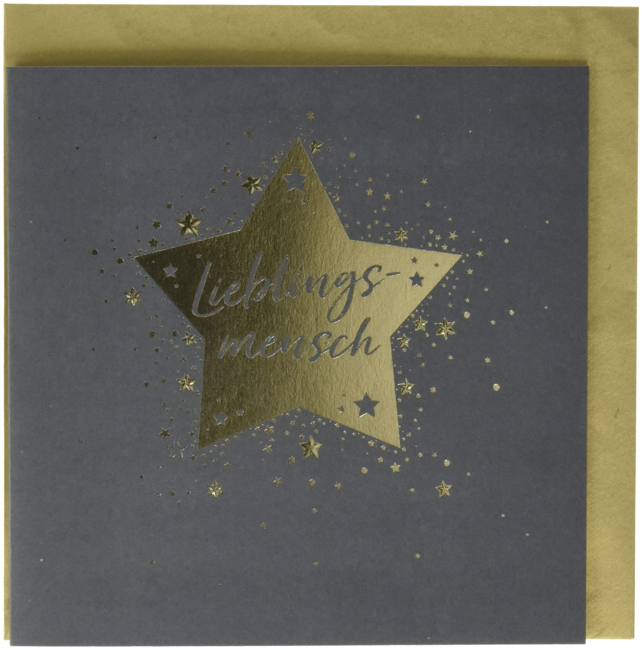 General Card Black & Gold - Favourite Person - 15 x 15 cm