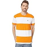 U.S. Polo Assn. Short Sleeve Space Dye Crew Neck Tee Warhol Orange SM