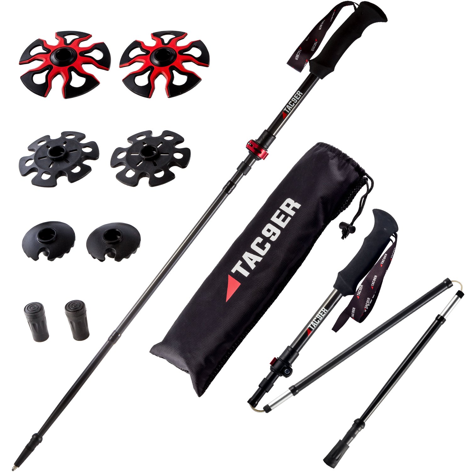 carbon fiber hiking staff