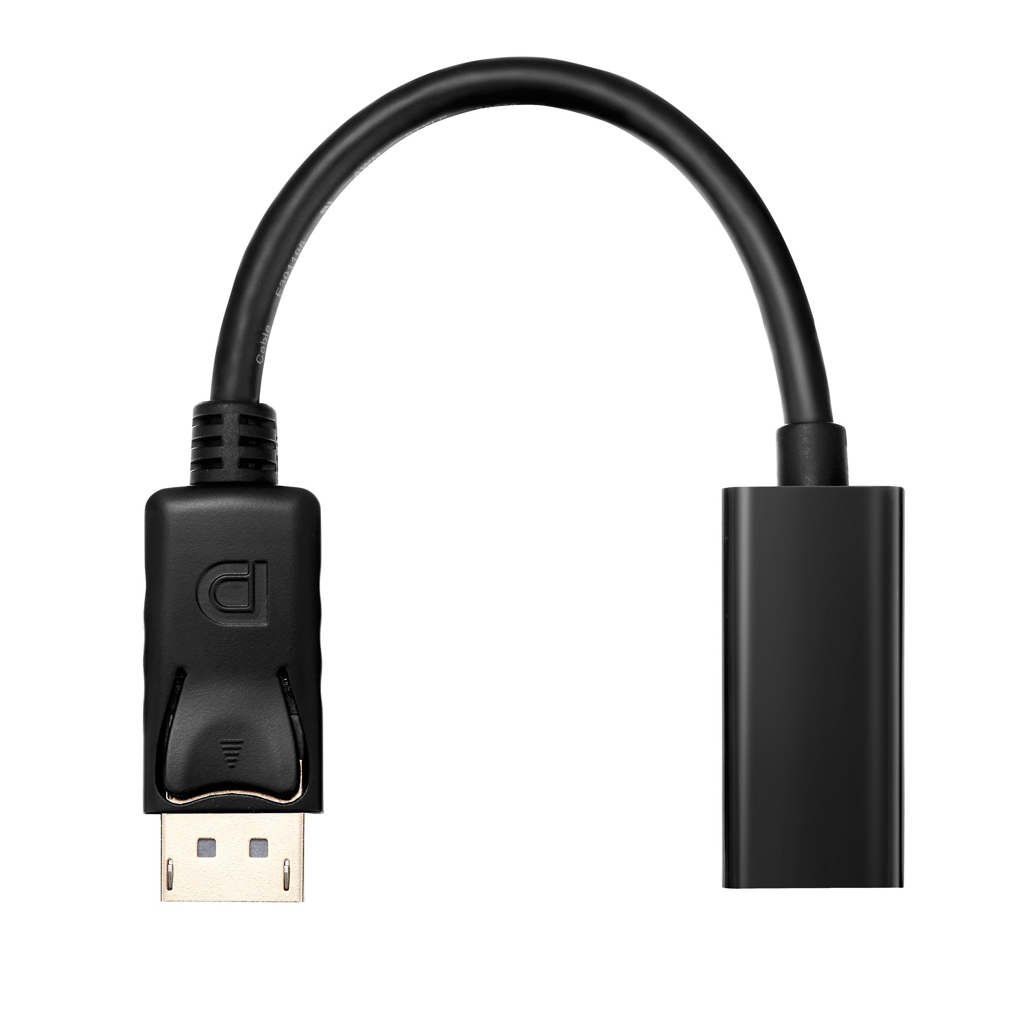 HDSupply DA055 DisplayPort Adapter - HMDI Pigtail (DisplayPort Male to HDMI Female) 0.10 m Black