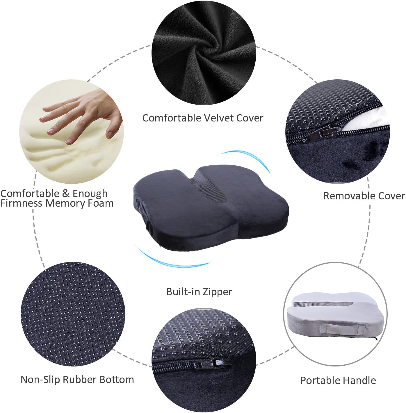 Travel Ease Ergonomic Seat Cushion - Image 5