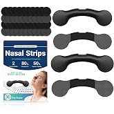 Nasal Strips for Snoring, Extra Strength Nose Strips for Breathing H | Enhanced Respiratory Efficiency Effective Snoring Solution Nasal Dilators Improve Sleep and Exercise Quality - Black 30 Count