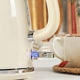 Salter Retro Kettle & Toaster Set Cream 1.7L 4-Slice 3kW COMBO-9352 view 6