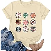 Ithalt Baseball Mom Shirt Game Day Shirts Baseball Graphic Tshirts Baseball Lover Gifts Tops
