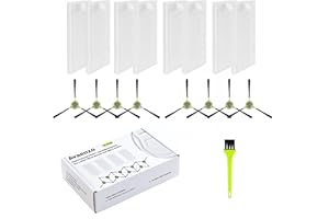 AVAENZO M210 Filters Replacement Brush Parts for Lefant M210 OKP K2 K3 K3A K4 K5 M210S M210B M213 Accessories Side Sweep Brush HEPA Filter Size 5.0 * 1.9 Inch