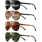 KUGUAOK Polarized Aviator Sunglasses for Women Men Sports Style UV400 Protection Running Sun Glasses Vintage Trendy Shades