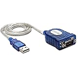 Plugable USB to Serial Adapter Compatible with Windows, Mac, Linux (RS-232DB9 Female Connector, Prolific PL2303HX Rev. D Chip