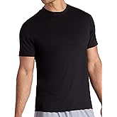 Gaiam Mens Stretch Tech T-Shirt, Standard Fit, Stretch Midweight Performance Material