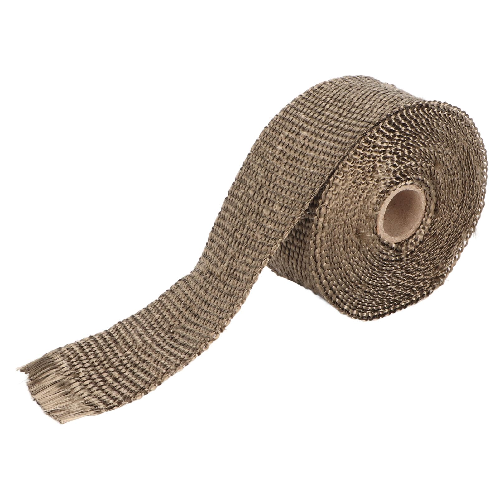 Tonysa Fireproof Pipe Wrap, Insulation Webbing Anti Scald Chimney Protective Wrap with 2 Adjustable Clip Diameter for Furnace Tube Motorcycle Exhaust Pipes, TONYSAB5ZNDPKOR8