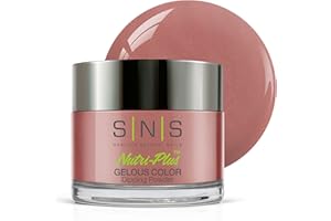 SNS HEALTHY NATURAL NAILS SNS Nail Dip Powder, Gelous Color Dipping Powder - Cashmere Rose (Pink/Mauve) - Long-Lasting Acrylic Nail Color & Polish Lasts 14 Days – Low-Odor & No UV Lamp Required – 1 oz