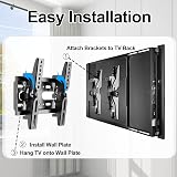 JXMTSPW TV Wall Bracket Tilt 14-42 inch VESA 200x200 25kg Level view 9
