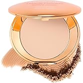 MCoBeauty Miracle Flawless Pressed Powder - 1 Light | Compact, Soft Focus Blurring, Finishing &amp; Setting Makeup, Hydrating, Vegan &amp; Cruelty Free