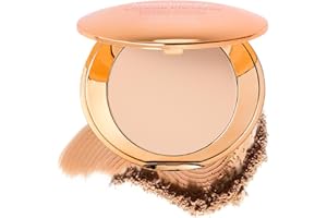 MCoBeauty - Miracle Flawless Pressed Powder - 1 Light Shade - Compact Setting Powder with Rose Flower Extract and Sweet Almond Oil - Helps Finish and Refine the Look of Makeup