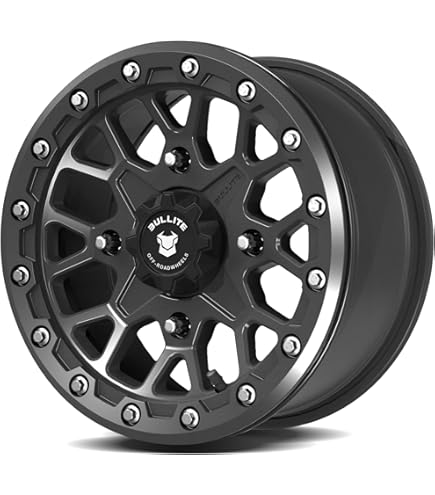 Amazon.com: Hostile H116 Jigsaw UTV 15x8 4x156 +0mm Black/Milled