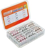 HUAREW Ceramic Tube Fuses 3A 5A 13A 48 Pcs BS1362 240V 6.3x25 mm Kit view 2