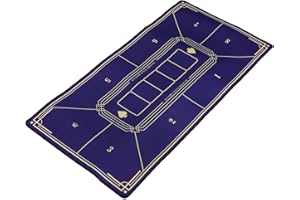 FOMIYES Poker Mat Table Top Layout Mat for Card Games Poker Table Cloth Portable Gaming Pad