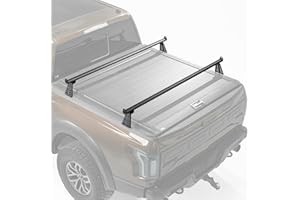 YACUTA Adjustable Truck Bed Rack Cross Bars,Compatible with Mid-Size Trucks with Tonneau Covers|Length 65"