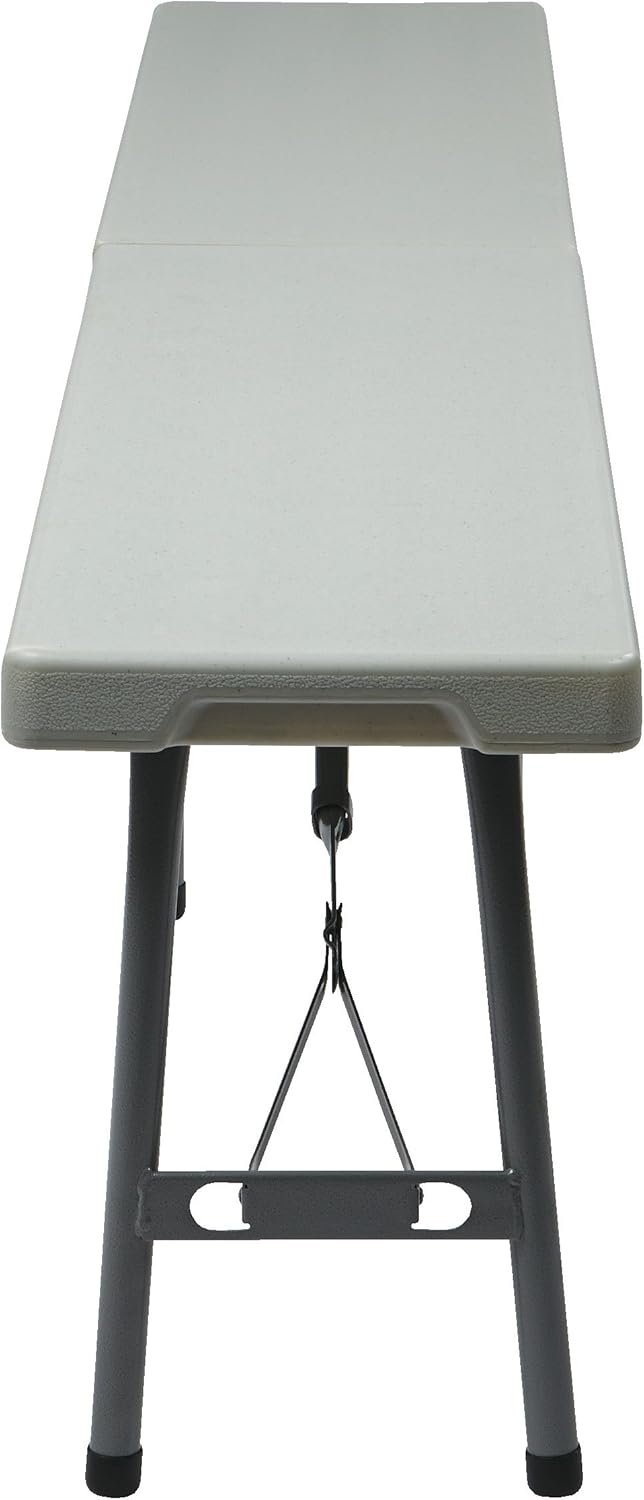 Office Star outdoor bench, 6', White: Kitchen & Dining