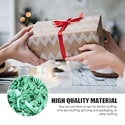 ZEBMOON 2 LB Blue A Crinkle Cut Paper Shred Filler