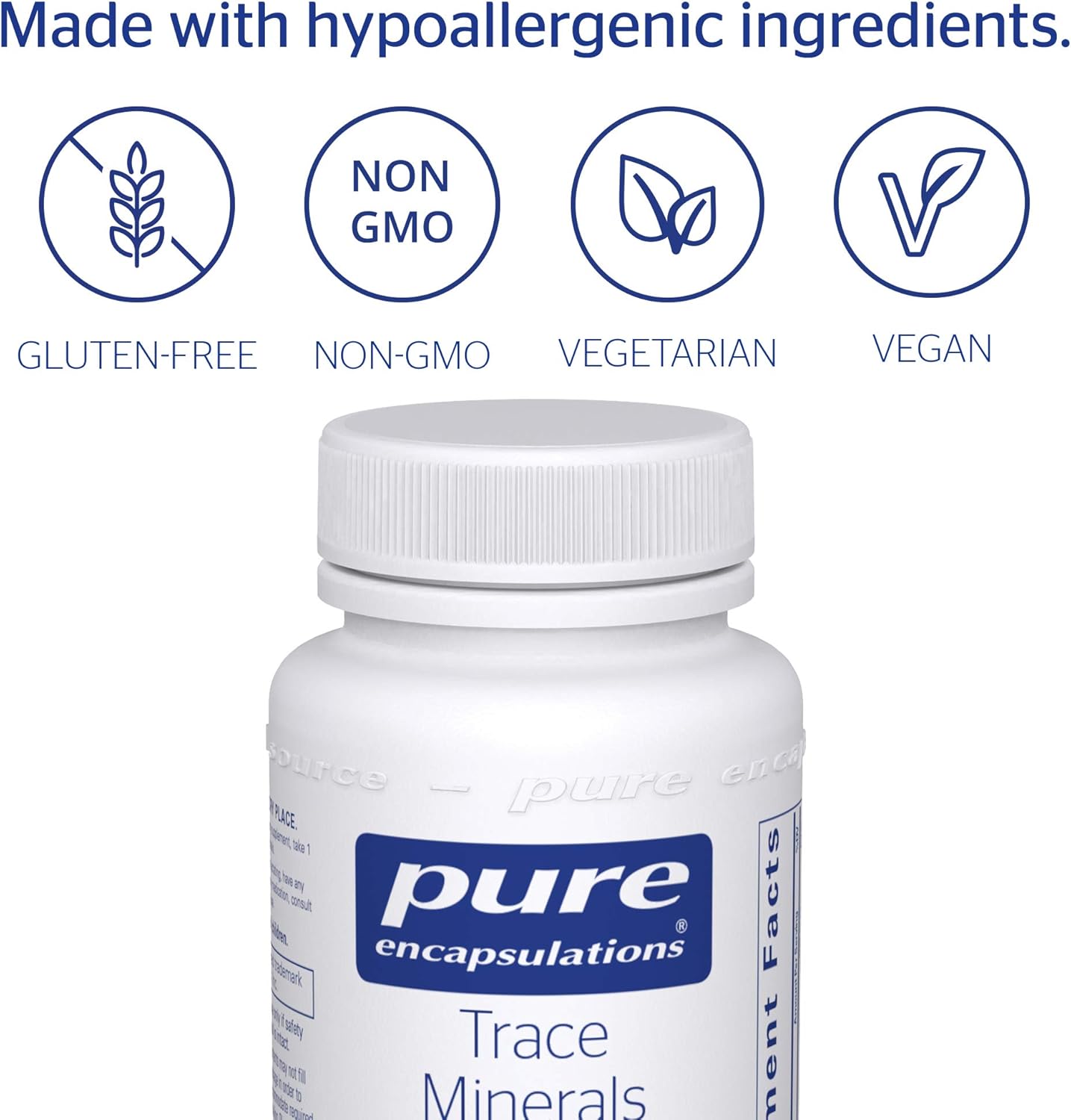 Pure Encapsulations - Trace Minerals - Essential Trace Mineral Blend to Support Metabolism and Cellular Function- 60 Capsules: Health & Personal Care