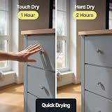 Hemway Chalk Paint Lead Grey 1L Furniture Paint Matte Finish view 7