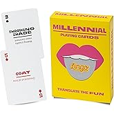 Millennial Lingo Playing Cards | Travel Flashcards | Learn Millennial Slang Vocabulary in A Fun & Easy Way | 52 Essential Translations
