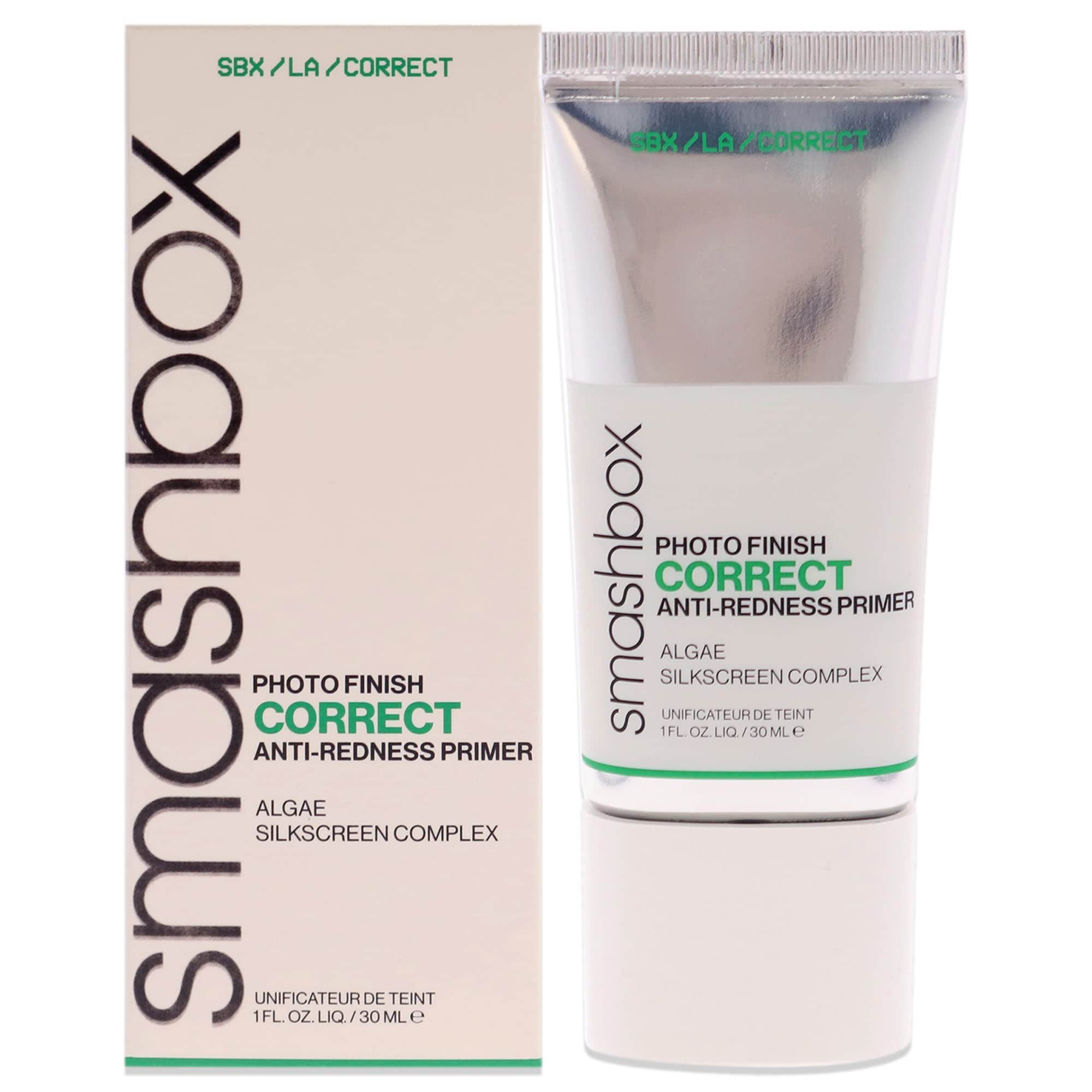 Smashbox Photo Finish Correct Anti-Redness Primer For Women 1 oz Primer, green — image 1