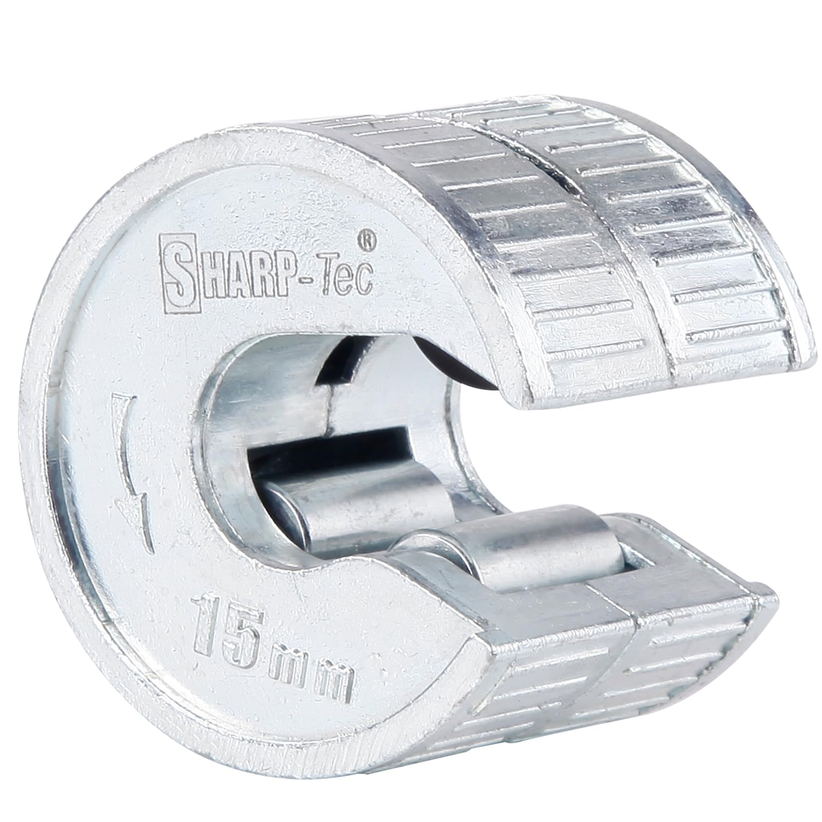 Sharp-tec 15mm Pipe Cutter, 1/2" Copper Pipe Cutter with Zinc Alloy Body, Round Pipe Slice for Cutting Copper, Brass, PVC, Aluminum