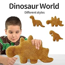 Isaacalyx Dino Nugget Pillow, 18 inch Soft Dinosaur