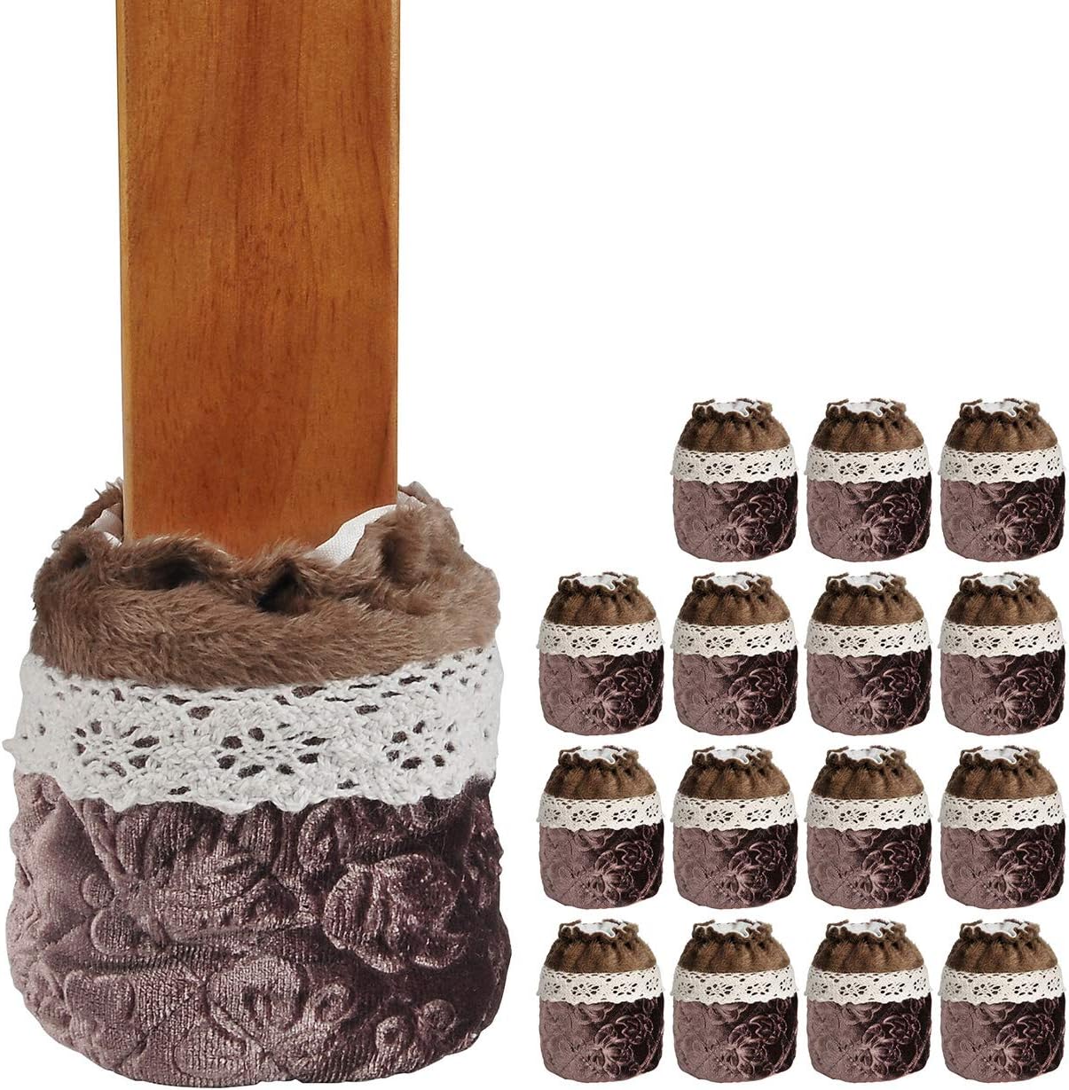 Flannel Brown Socks 4-1/8” to 5-5/16”