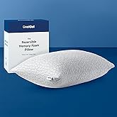 Cool Gel Cooling Pillow for Hot Sleepers - Standard Size Shredded Memory Foam Pillows for Sleeping - Adjustable Neck & Shoulder Support, Reversible Cover, Hypoallergenic & Breathable