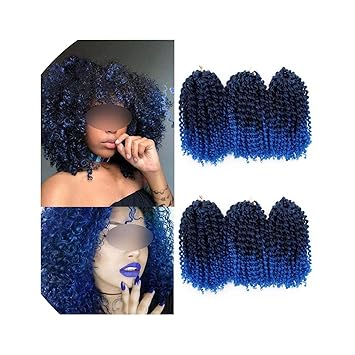 Amazon Com 8 1pcs Set Beauty Marley Braids Ombre Hair Crochet