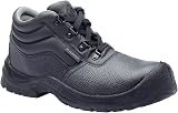 Blackrock Black Leather Chukka Safety Boots Steel Toe Mens Womens Wide Fit