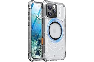 Haireca for iPhone 16 Pro Waterproof Case, Built in Camera Control [Screen Protector] [Lanyard], IP68 Military Full Body Shoc