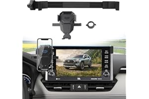 Sunsdrew Car Phone Holder for 2019-2025 Toyota RAV4 Accessories,Adjustable GPS RAV4 Phone Mount for 7/8-inch Screen,Hands-Free Ultra Stable RAV4 Air Vent Phone Stand